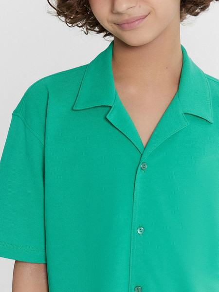 Изображение товара Рубашка детская Mark Formelle 113445 (р.140-68, зеленый топаз)