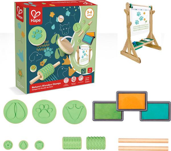 Изображение товара Набор для творчества Hape Набор печатей. На полянке / E2012_HP