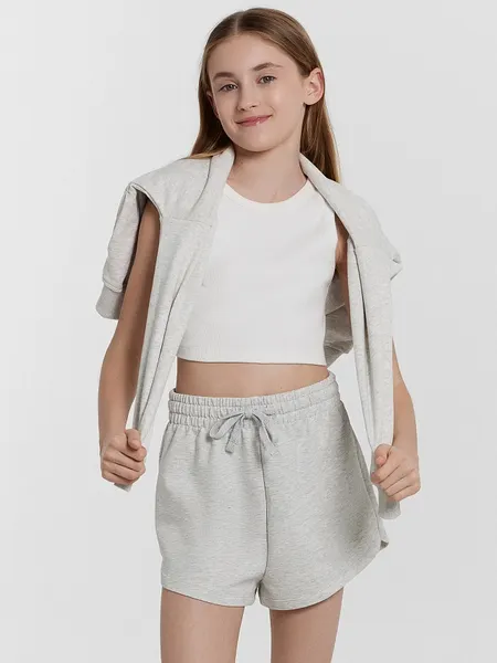 Изображение товара Шорты детские Mark Formelle 137756 (р.128-64, серый меланж 4306-А)