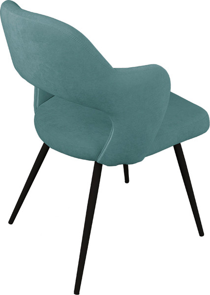 Изображение товара Стул ТриЯ Сиэтл Dream Mint (черный муар/бирюзовый)