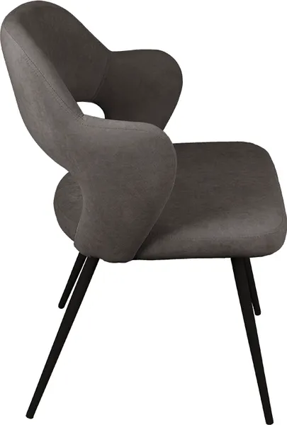 Изображение товара Стул ТриЯ Сиэтл Dream Stone (черный муар/серо-коричневый)