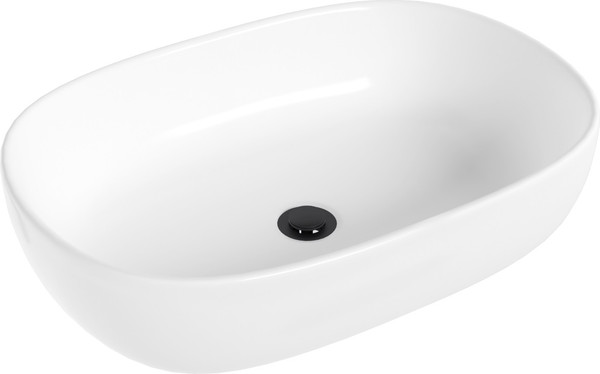 Изображение товара Умывальник со смесителем Lauter 21836 + Reef 21CK8678BS + сифон 21635B + дон.клапан 21190B (черный матовый)