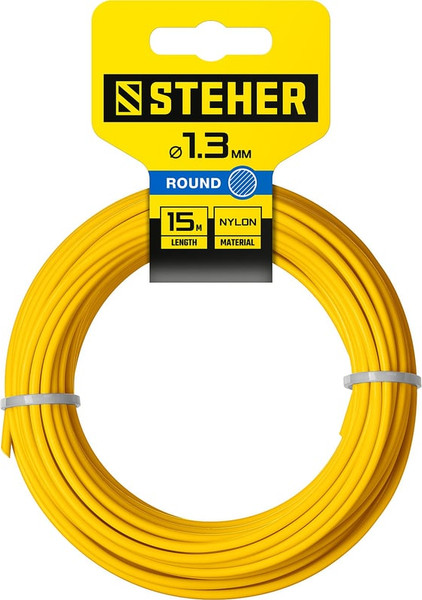 Изображение товара Леска для триммера Steher Круг 1.3мм 15м / 75001-1.3