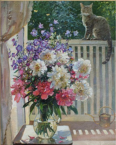 Изображение товара Картина по номерам Молли Штуц Е. На Балконе / HR0149