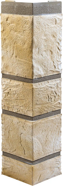 Изображение товара Угол для фасадной панели Альта-профиль Камень Песчаник Наружный (0.47x0.11м)