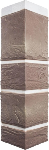 Изображение товара Угол для фасадной панели Альта-профиль Камень Пражский-03 Наружный