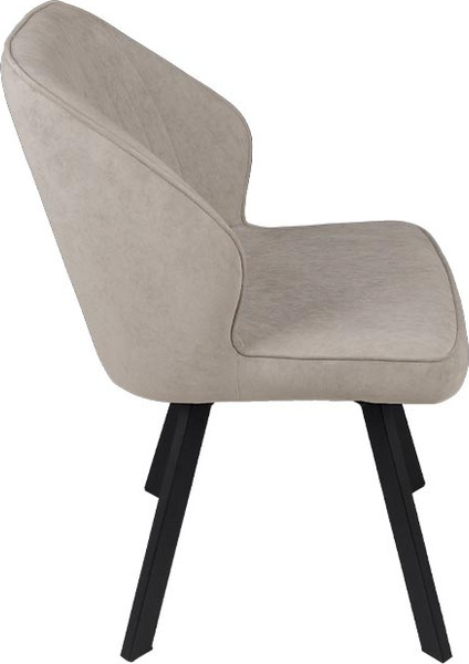 Изображение товара Стул ТриЯ Крис поворотный (черный муар/Brendy Creame)