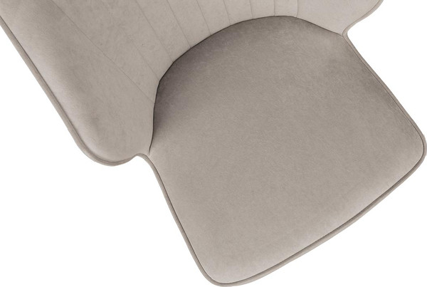 Изображение товара Стул ТриЯ Крис поворотный (черный муар/Brendy Creame)