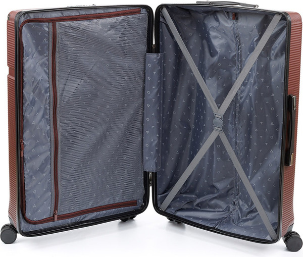 Изображение товара Чемодан на колесах Torber Onego T2081BM (бордовый)