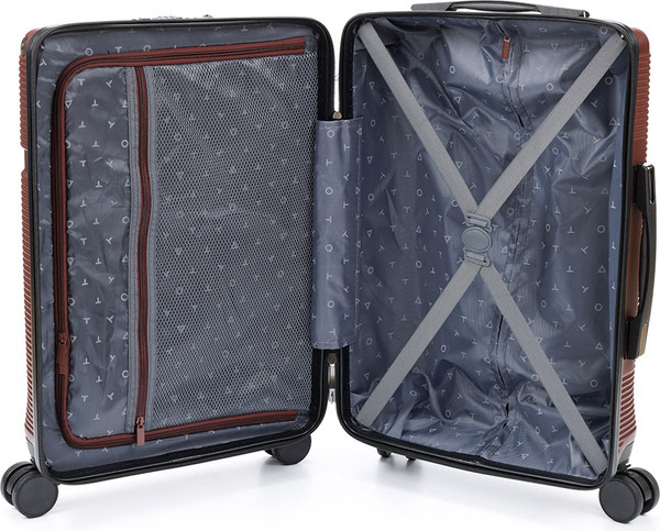 Изображение товара Чемодан на колесах Torber Onego T2081BS (бордовый)