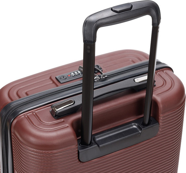 Изображение товара Чемодан на колесах Torber Onego T2081BS (бордовый)