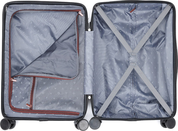 Изображение товара Чемодан на колесах Torber Onego T2081BS (бордовый)