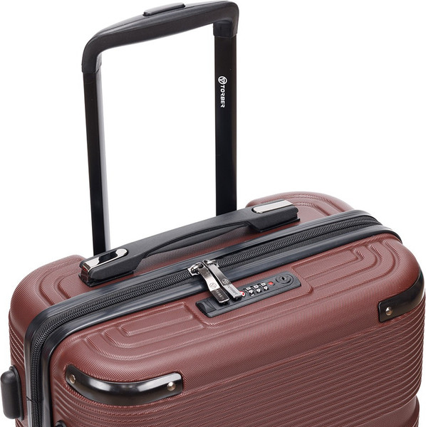 Изображение товара Чемодан на колесах Torber Onego T2081BS (бордовый)