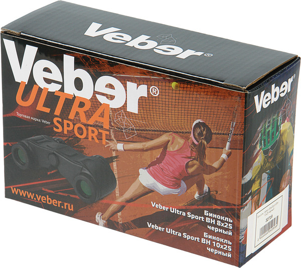 Изображение товара Бинокль Veber Ultra Sport BН 10x25 / 32719 (черный)
