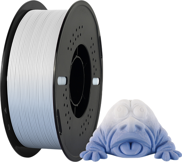Изображение товара Пластик для 3D-печати Kingroon Temperature Changing PLA 1.75mm / HC138 (1кг, Blue/White)