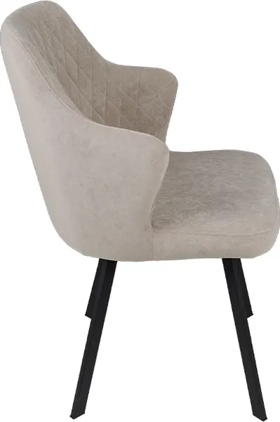 Изображение товара Стул ТриЯ Лукас поворотный (черный муар/Brendy Creame)