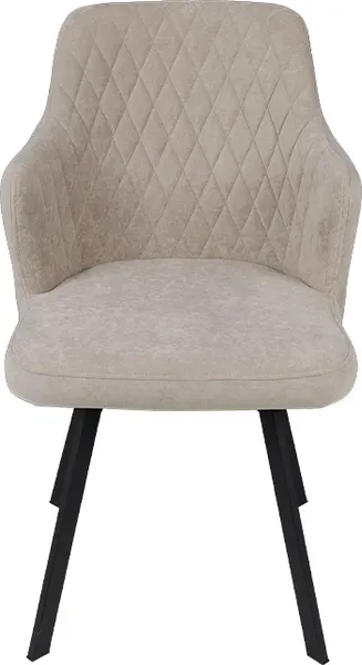 Изображение товара Стул ТриЯ Лукас поворотный (черный муар/Brendy Creame)