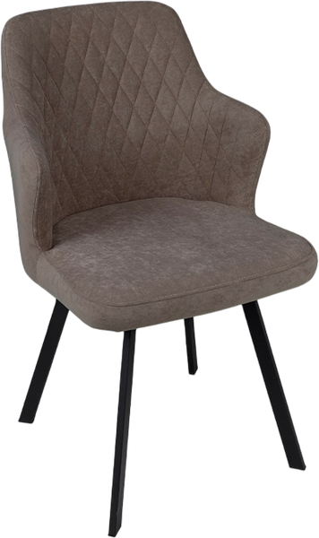 Изображение товара Стул ТриЯ Лукас поворотный (черный муар/Brendy Latte)