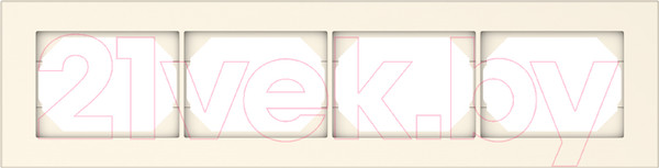 Изображение товара Рамка для выключателей и розеток Vilma 4779101511314 (слоновая кость)