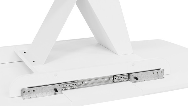 Изображение товара Обеденный стол ТриЯ Гарда Тип 1 (белый/стекло матовое белое)