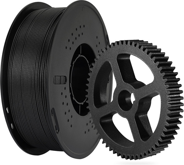 Изображение товара Пластик для 3D-печати Kingroon PETG Carbon Fiber Black 1.75mm / HC218 (1кг)
