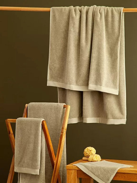 Изображение товара Полотенце Tkano Essential / TK25-HT0002 (бежево-серый)