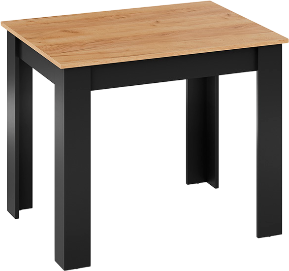 Изображение товара Обеденный стол ТриЯ Промо Тип 1 / 011.000.000 (черный/дуб крафт золотой)