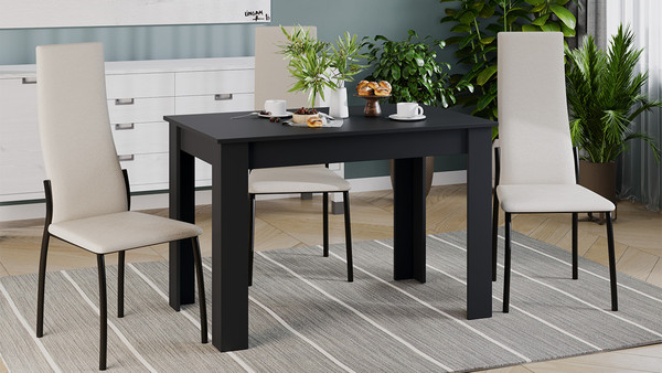 Изображение товара Обеденный стол ТриЯ Промо Тип 2 (черный/черный)