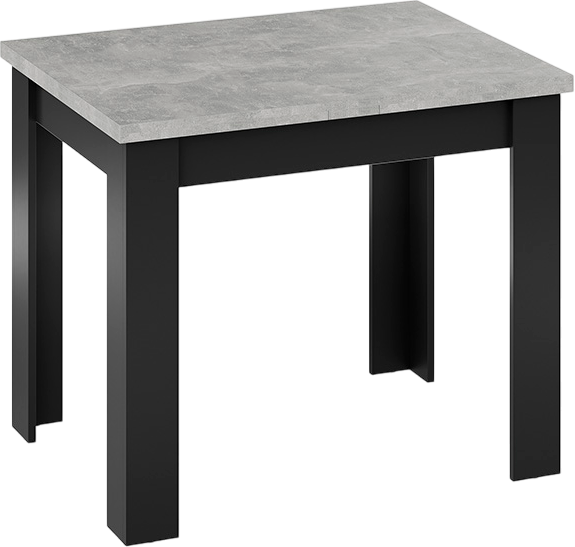 Изображение товара Обеденный стол ТриЯ Промо тип 3 (черный/ателье светлый)