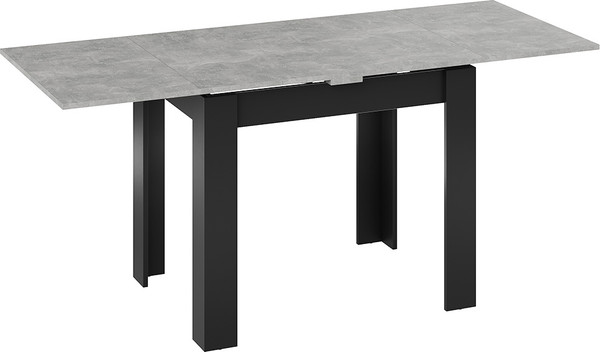 Изображение товара Обеденный стол ТриЯ Промо тип 3 (черный/ателье светлый)