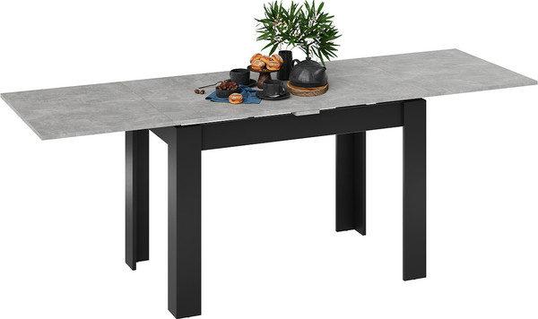 Изображение товара Обеденный стол ТриЯ Промо тип 4 (черный/ателье светлый)