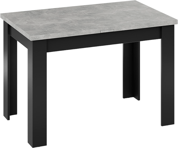 Изображение товара Обеденный стол ТриЯ Промо тип 4 (черный/ателье светлый)