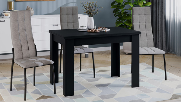 Изображение товара Обеденный стол ТриЯ Промо тип 4 (черный/черный)