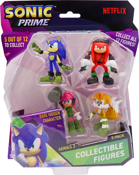 Изображение товара Набор фигурок коллекционных Sonic Prime SON2240B (5шт)