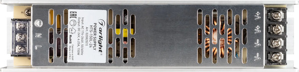 Изображение товара Блок питания для светильника Arlight HTS-150L-24 24V 6.25A 150W / 020825(1)