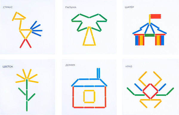 Изображение товара Развивающая игра Десятое королевство Палочки в стаканчиках / 04529