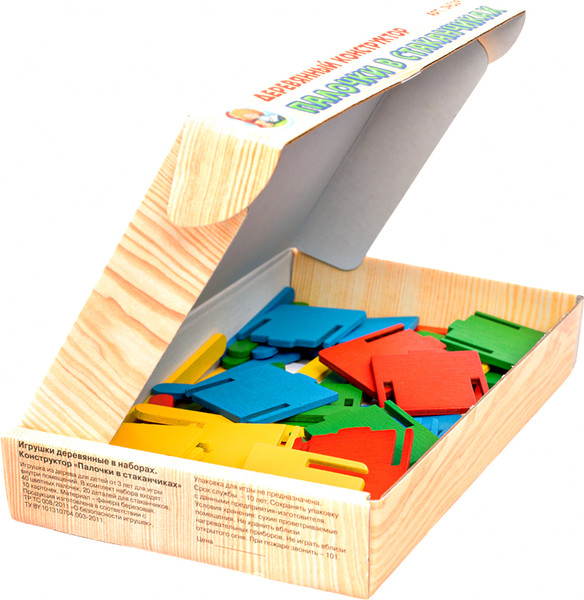 Изображение товара Развивающая игра Десятое королевство Палочки в стаканчиках / 04529