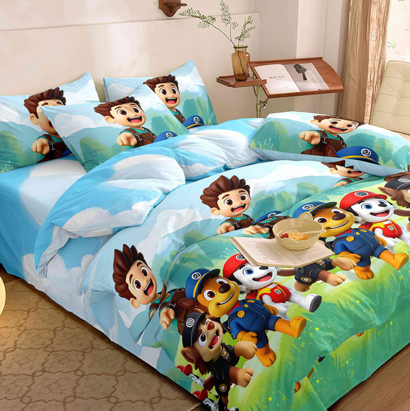 Изображение товара Комплект постельного белья Царство сновидений Щенячий патруль 1.5сп / 150-0471
