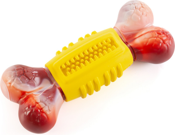 Изображение товара Игрушка для собак SkyRus Резиновая косточка / MHJ015 (коричневый)