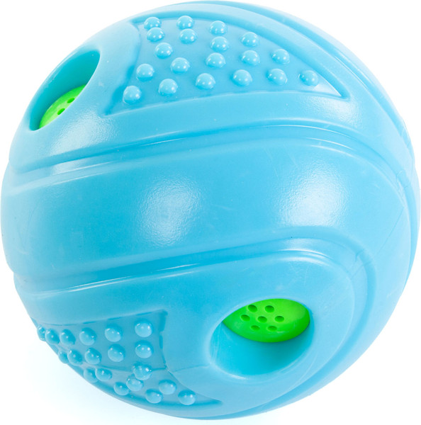 Изображение товара Игрушка для собак SkyRus Мячик с пищалкой / 145041 (голубой)