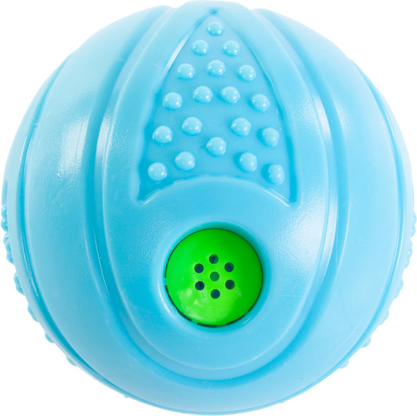 Изображение товара Игрушка для собак SkyRus Мячик с пищалкой / 145041 (голубой)