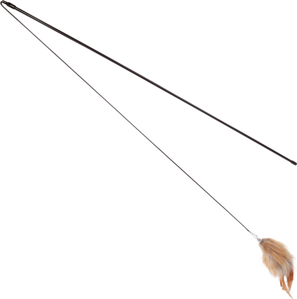 Изображение товара Игрушка для кошек ZooZooZoo Хвостик на резинке / HM-12 (80см)