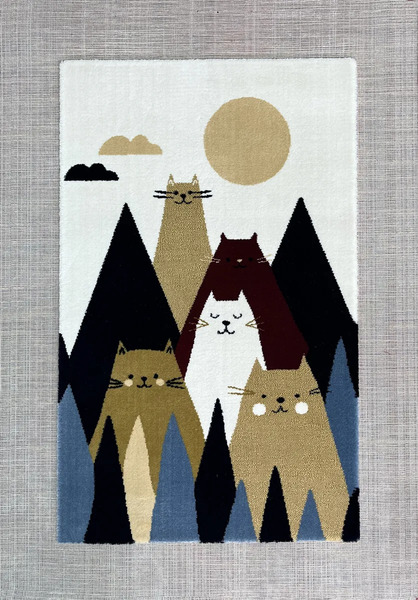 Изображение товара Ковер-постер Витебские ковры Poster Коты Б6276спа570100t7 (0.7x1)