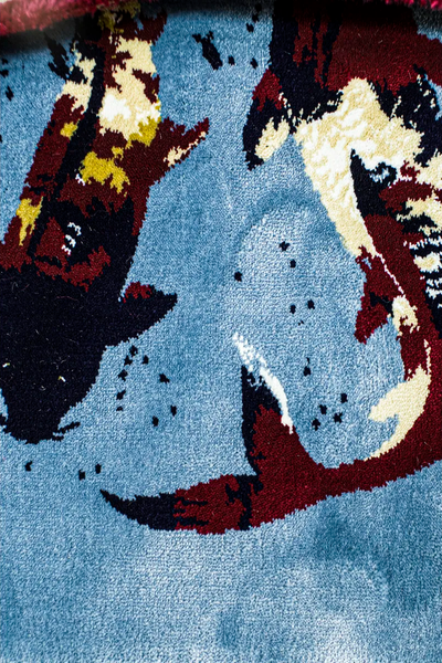 Изображение товара Ковер-постер Витебские ковры Poster Синие рыбы Б62552спа370100t2 (0.7x1)