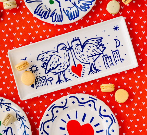 Изображение товара Блюдо Gien Archipel Sentimental 1860CPCA48