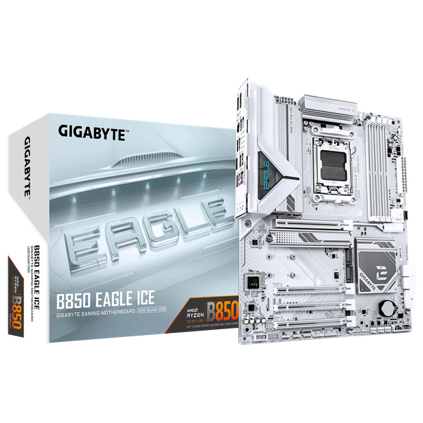 Изображение товара Материнская плата Gigabyte B850 Eagle Ice rev.1.0
