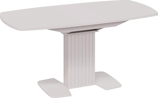 Изображение товара Обеденный стол ТриЯ Хилтон раздвижной Тип 2 (кашемир/стекло матовое кашемир)