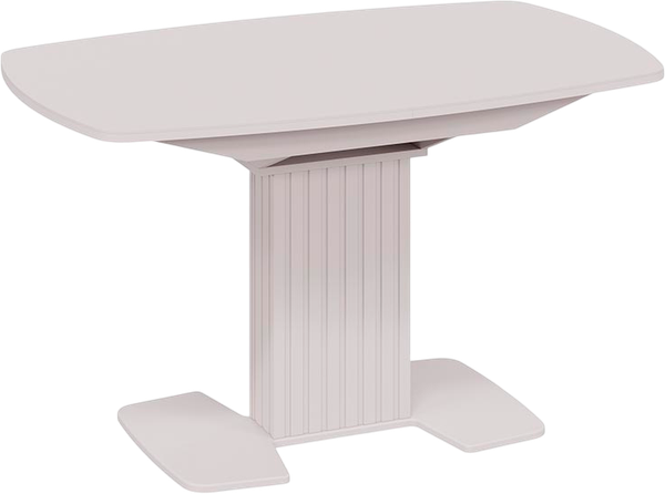 Изображение товара Обеденный стол ТриЯ Хилтон раздвижной Тип 2 (кашемир/стекло матовое кашемир)