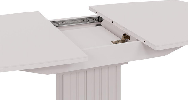 Изображение товара Обеденный стол ТриЯ Хилтон раздвижной Тип 2 (кашемир/стекло матовое кашемир)