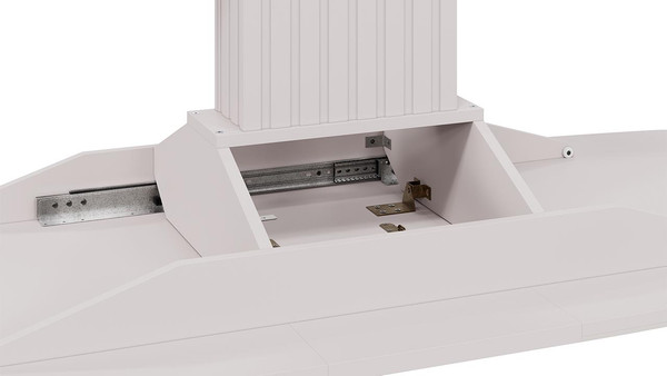 Изображение товара Обеденный стол ТриЯ Хилтон раздвижной Тип 2 (кашемир/стекло матовое кашемир)